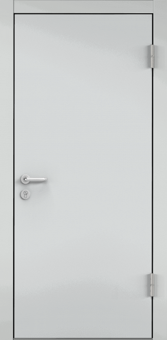 Дверь противопожарная EI 60, Порошково-полимерное покрытие, —, RAL 7035 серый в Белгороде