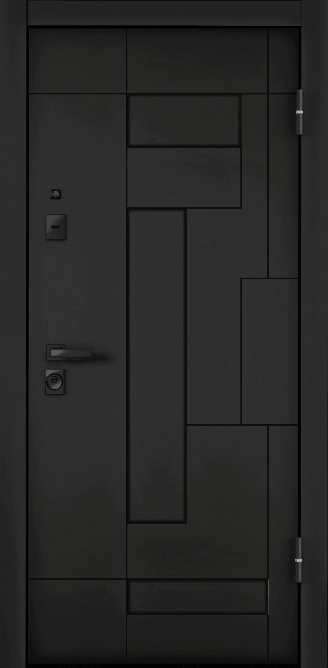 ULTIMATUM-M PP, Панель MDF с лакокрасочным покрытием, Volume, ЛКП Насыщеный чёрный в Белгороде