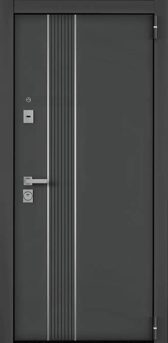 ULTIMATUM PRO PP, Панель MDF с лакокрасочным покрытием, UT-F6C, ЛКП Графит в Белгороде